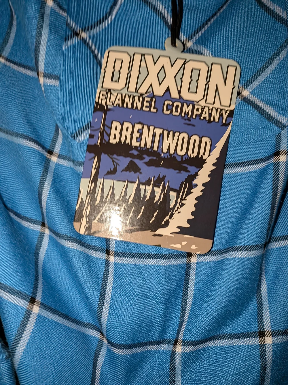 DIXXON Blue Plaid Button-Down Shirt